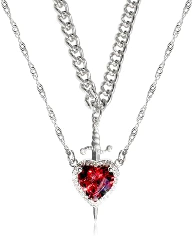 CADENA CORAZON + ESPADA FB